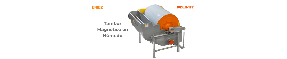 Máxima recuperación de magnetita y bajo mantenimiento: La evolución de los Tambores Magnéticos en Húmedo 🧲🌊👇