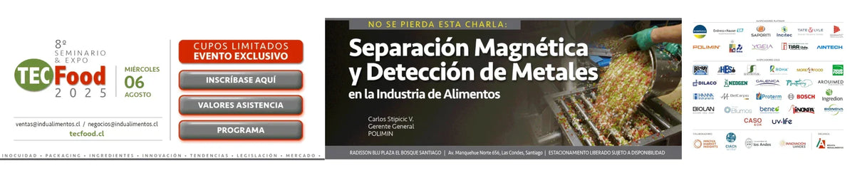 Separación Magnética y Detección de Metales en la Industria de Alimentos