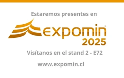 Estaremos presentes en Expomin 2025; visítanos en nuestro stand 2 – E72